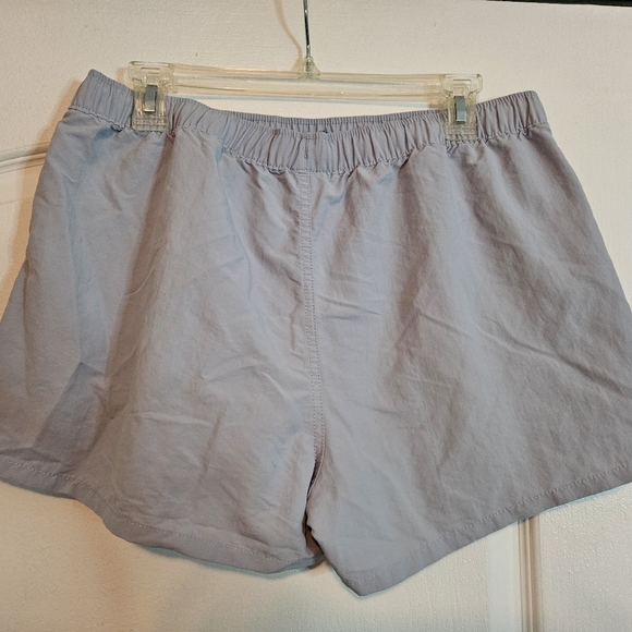 EUC Women Patagonia Barely Baggies Shorts Steam Blue L Drawstring Pockets - Picture 5 of 6